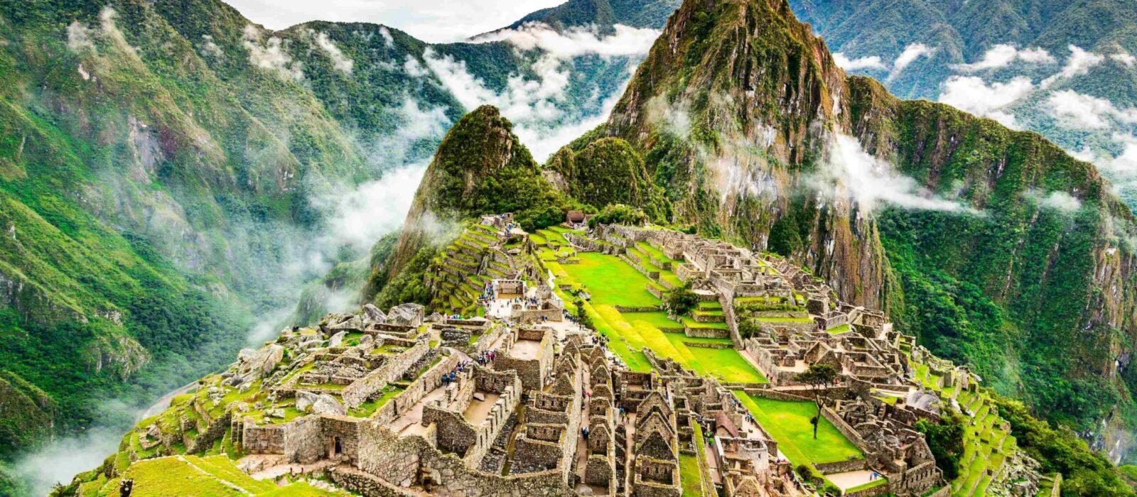 Machu Picchu in Peru landscape image in south america