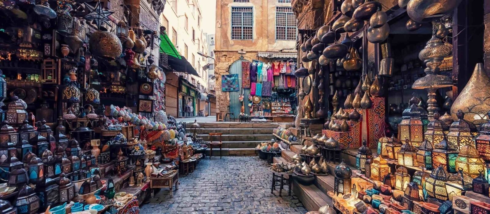 Khan Al Khalili Market in Old Cairo, Egypt