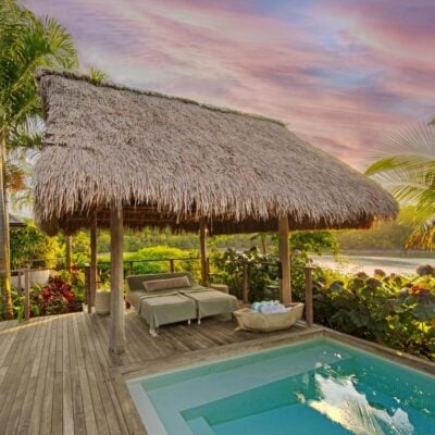 Poolside casita at Islas Secas private island resort, Panama