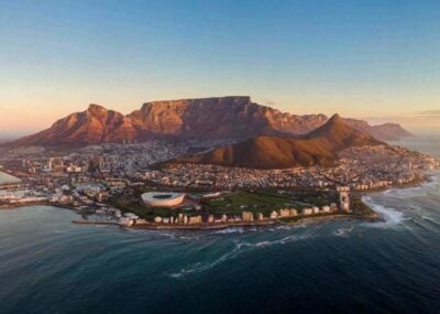 Aerial view of Cape Town, South Africa