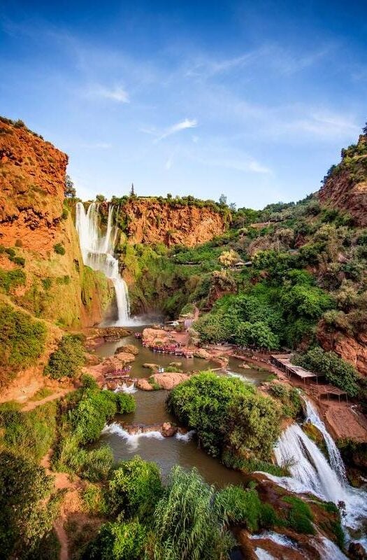 Ouzoud waterfalls view, Morocco