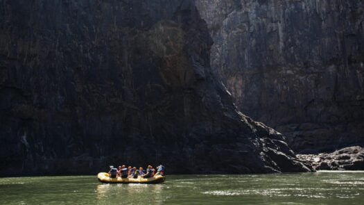 White water rafting on the Zambezi river