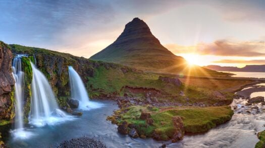 Volcanic landscapes in Iceland