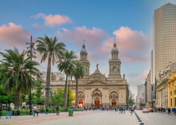 Plaza de las Armas Square in Santiago, Chile