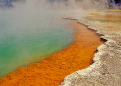 Geothermal activity around Rotorua