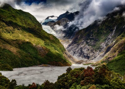 Franz Josef glacier in New Zealand