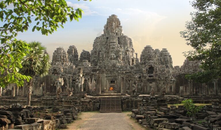 Bayon Temple at Angkor Thom, Angkor, Cambodia