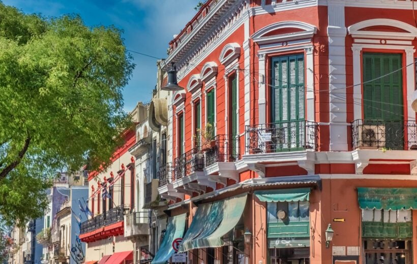 The San Telmo neighbourhood, the oldest neighbourhood in Buenos Aires, Argentina