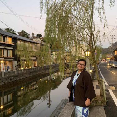 Onsen town in Japan