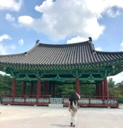 A temple in Gyeongju, South Korea