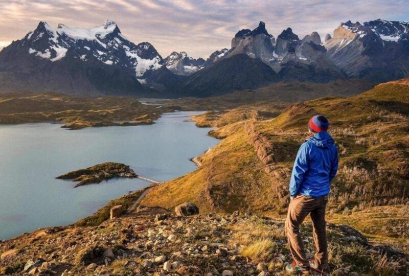 Hiking in Torres del Paine National Park, Chile