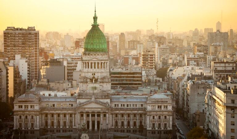 Buenos Aires, Argentina at sunset