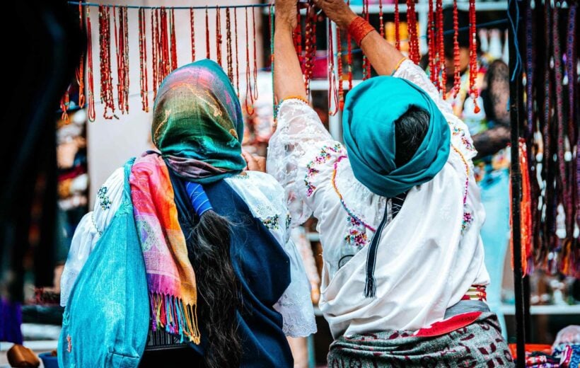 Otavalo Market in Ecuador