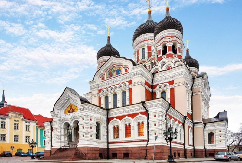 Alexander Nevsky Cathedral in Tallinn Old Town, Estonia