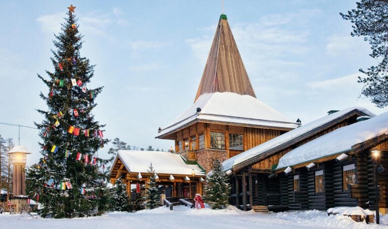 Santa Claus village in Rovaniemi, Finland