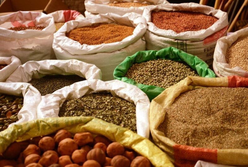 Spices on sale at Nizwa Souk in Oman