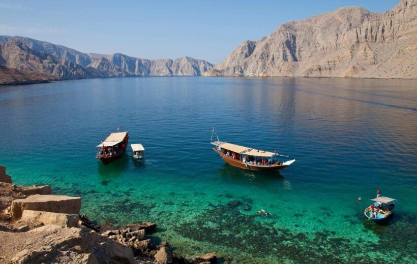 Boats in the Musandam Peninsula