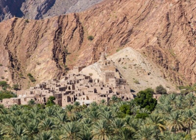 The abandoned village of Birkat Al Mauz in Oman