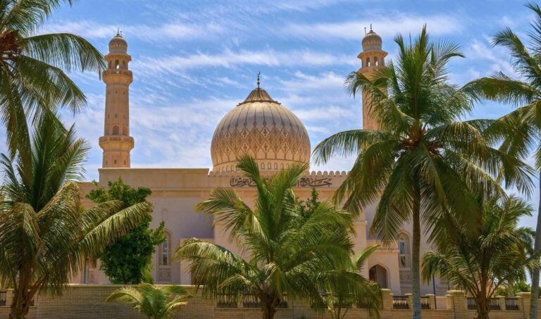 Sultan Qaboos Mosque in Muscat, Oman