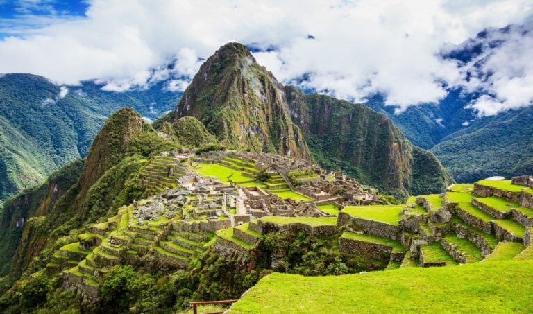 Machu Picchu, Peru. UNESCO World Heritage Site. One of the New Seven Wonders of the World.