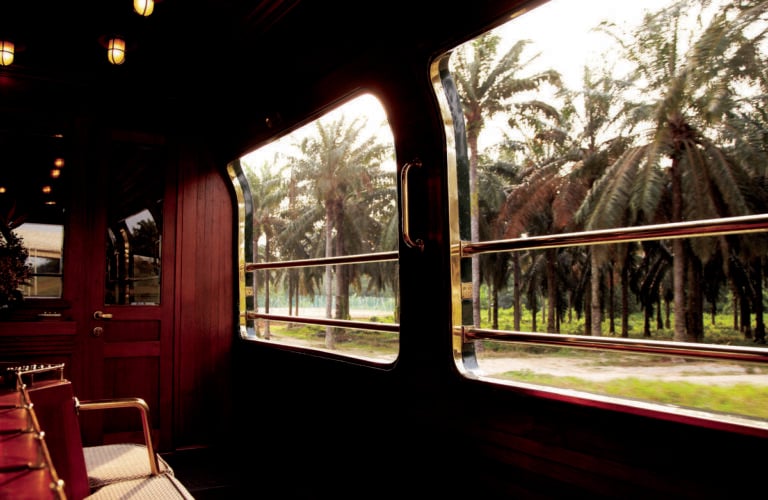 `the view from the Belmond Eastern & oriental Express