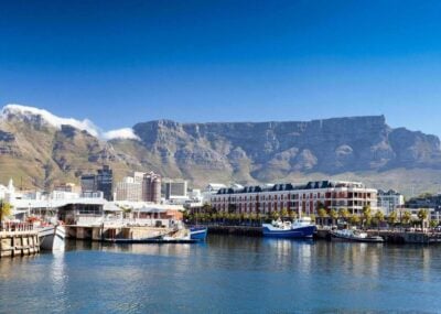 Cape Town waterfront with Table Mountain in the background