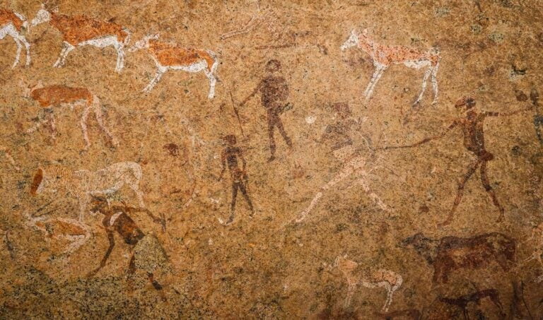 White Lady of Brandberg Cave Painting Damaraland, Namibia