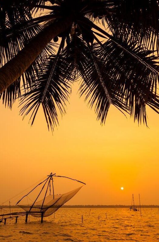 Chinese net in Cochin (Kochi), Kerala, India