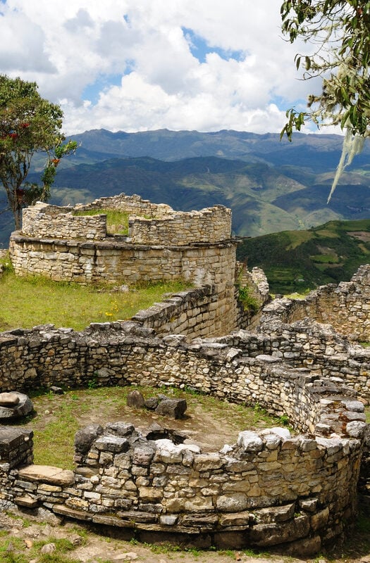 Peru, Kuelap extraordinary archeological site near Chachapoyas