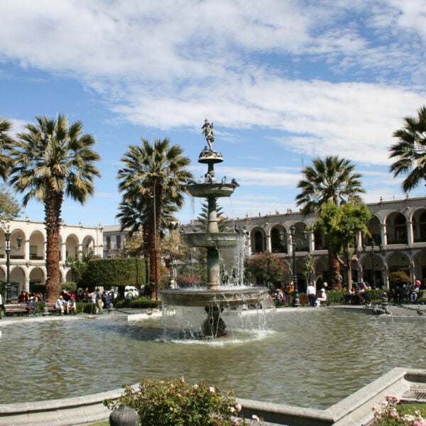 Plaza de Armas in Arequipa, Peru