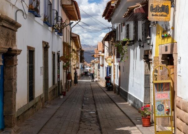 The streets of San Blas, Cusco, Peru