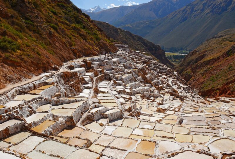 Salt terraces in Maras, the Sacred Valley, Peru