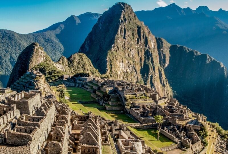 A view of Machu Picchu, Peru