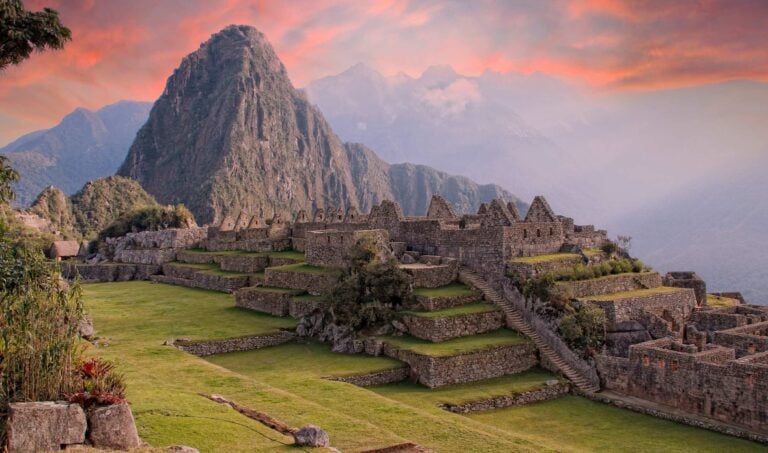 Machu Picchu, Peru, at sunrise