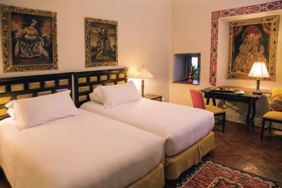 Twin bedroom at Belmond Hotel Monasterio, Peru