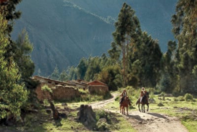 Horse riding at Belmond Hotel Rio Sagrado, Peru