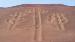 The candelabra geoglyph in Paracas, Peru